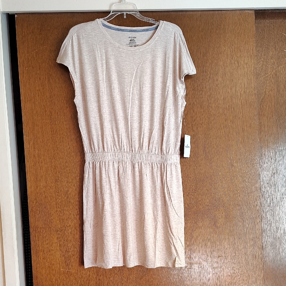 Spring Beige Casual Dress and Cover Up